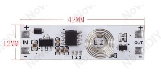 12 volt kapasitif sensör